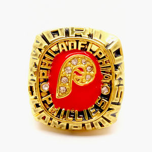 Anillo de Campeonato de Filadelfia de 1980 para Hombre, Chapado en Oro Rosa, Aleación con Cristales y Diamantes de Imitación, Regalo de Cumpleaños, Recuerdo de Colección - Product Image 1