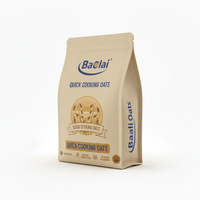 Sac d'emballage plat en PET imprimé sur mesure de 500 g 1 kg pour aliments secs Ceres Oat
