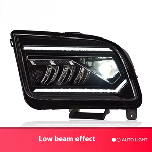 ไฟเดย์ไลท์ LED สำหรับ <span class=keywords><strong>Ford</strong></span> <span class=keywords><strong>Mustang</strong></span> รุ่น 05-09 ชุดไฟหน้าดัดแปลงพร้อมไฟเลี้ยวแบบ Water Effect ใหม่ แรงดันไฟฟ้า 12V - Product Image 3