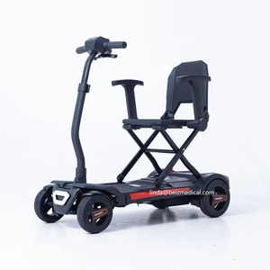 Scooter eléctrico plegable automáticamente con amortiguador MULTI LINK que proporciona absorción de impactos y previene vuelcos para personas con discapacidad-BZ-3473 - Product Image 3