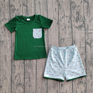 Précommande MOQ 5 DADDYS BUDDY Tenues d'été en coton camouflage pour garçons Vêtements pour tout-petits en gros Couleurs personnalisables Service OEM Usine - Product Image 2