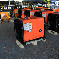 Groupe électrogène diesel super silencieux à prix d'usine petit moteur de démarrage à distance automatique 3KW 5KW 7KW 8KW puissance nominale 10KW 20KW 30KW