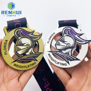 Médailles de sport personnalisées en métal pour le cyclisme, le karaté, la fête, le <span class=keywords><strong>jeu</strong></span> miraculeux, la course à pied, le marathon, l'haltérophilie, le taekwondo, la danse - Product Image 1