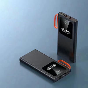 Chargeur de téléphone portable portable pour le camping, charge rapide, 10000 mAh, USB, batterie externe 20000 mAh avec lampe torche - Product Image 6