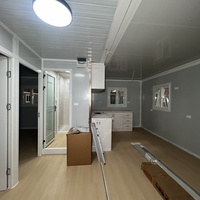 Maison mobile modulaire et manufacturée en conteneur mobile pliable à prix abordables Maisons préfabriquées portables avec cuisine