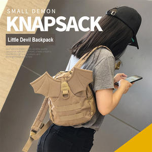 Instagram Petit Diable enfant <span class=keywords><strong>fille</strong></span> <span class=keywords><strong>sac</strong></span> <span class=keywords><strong>à</strong></span> <span class=keywords><strong>dos</strong></span> Ailes Personnalité mini <span class=keywords><strong>sac</strong></span> <span class=keywords><strong>à</strong></span> <span class=keywords><strong>dos</strong></span> décontracté niche mignon mode all-match cartable - Product Image 5