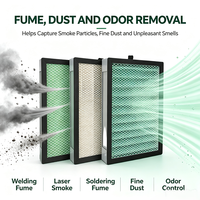 Pengganti Filter untuk FES350 Fume Extractor XL500 700 HEPA Filter Karbon Aktif Filter Udara Efisiensi Tinggi Prefilter