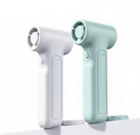 Mini ventilateur turbo ultra léger 122g à faible bruit, moteur sans balais haute vitesse, format poche pour activités de plein air