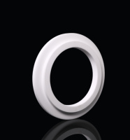 Flange en verre de quartz fondu blanc laiteux, translucide, opaque, personnalisée, haute résistance, haute stabilité à la température, pureté 99,999% pour