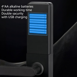 Khóa cửa thông minh Tuya Digital với tính năng vân tay sinh trắc học, mật khẩu Wifi, được làm bằng hợp kim nhôm - Khóa thông minh TTlock - Product Image 4