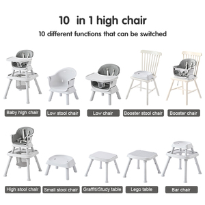 Nouveauté 2026 : Chaises Hautes Bébé Multifonctionnelles et Sièges Rehausseurs, Chaises d'Alimentation Convertibles en <span class=keywords><strong>Table</strong></span> <span class=keywords><strong>Lego</strong></span> pour Bébés - Vente Flash - Product Image 5