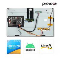 RK3576 21.5 Inch Android Linux Open Frame HMI Kit Touch Screen Display for Self Service Kiosk POS Big Size Digital Signage