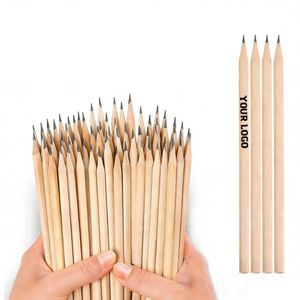 Crayon hexagonal HB personnalisable de 7,5 pouces avec gomme, crayon en bois économique avec impression de logo personnalisé pour cadeaux promotionnels et d'accueil - Product Image 1