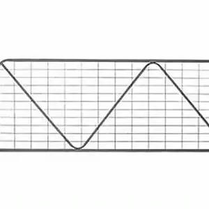 Portão de fazenda em aço de malha soldada galvanizado com cinta N
