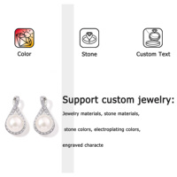 Superbes boucles d'oreilles créoles en argent 925 pour femmes, ornées de zircone cubique et de perles, vente en gros