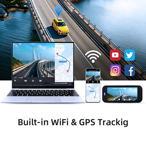 Caméra de tableau de bord intelligente 1080p 2CH 4G WIFI GPS avec double caméra, suivi GPS, bouton <span class=keywords><strong>SOS</strong></span>, commande vocale TTS pour voiture, taxi, camion - Product Image 3