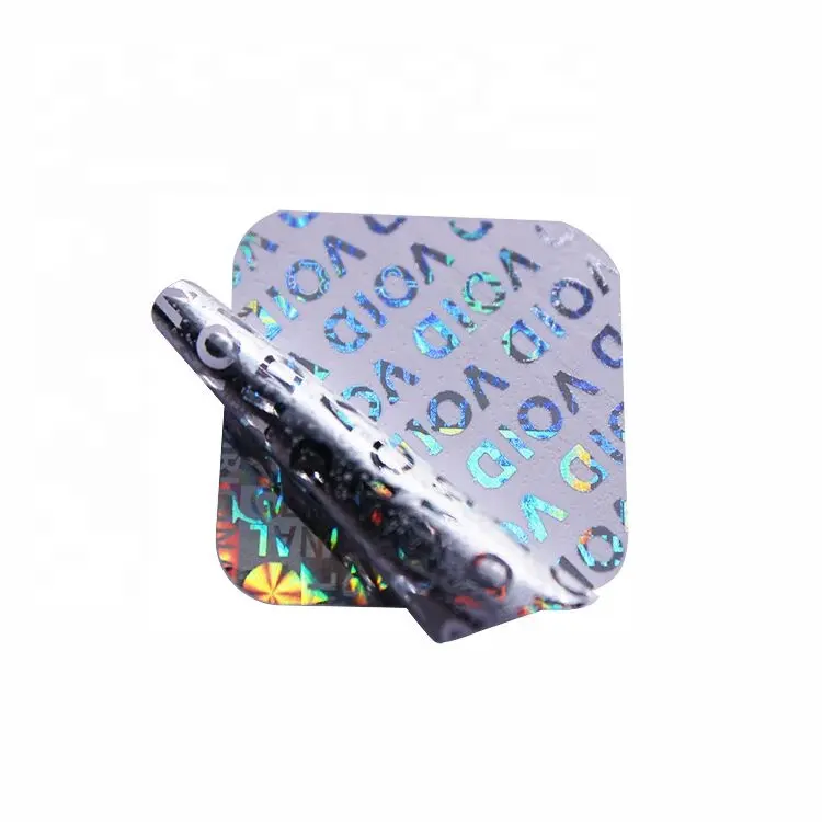 Custom Printing Tamper Proof Seal Sticker Holographic Logo Security Hologram Void Sticker Roll Warranty Void Sticker Label