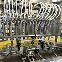 Machine de remplissage automatique à piston HuiMing HSGZ-16A, électrique et pneumatique, précision de 0,3 % pour boissons, pâtes épaisses/sauces