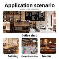 Terminal de Caja Registradora Táctil Todo en Uno de 156/116 Pulgadas con Windows 10/Android 11 para Supermercado/Restaurante