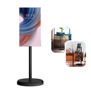 21.5 Inch 4GB+64GB Smart Display LED Full HD Touch Screen <b>TV</b> White Removable Rechargeable LCD <b>Portable</b> Outdoor Smart <b>TV</b> - Product Image 1