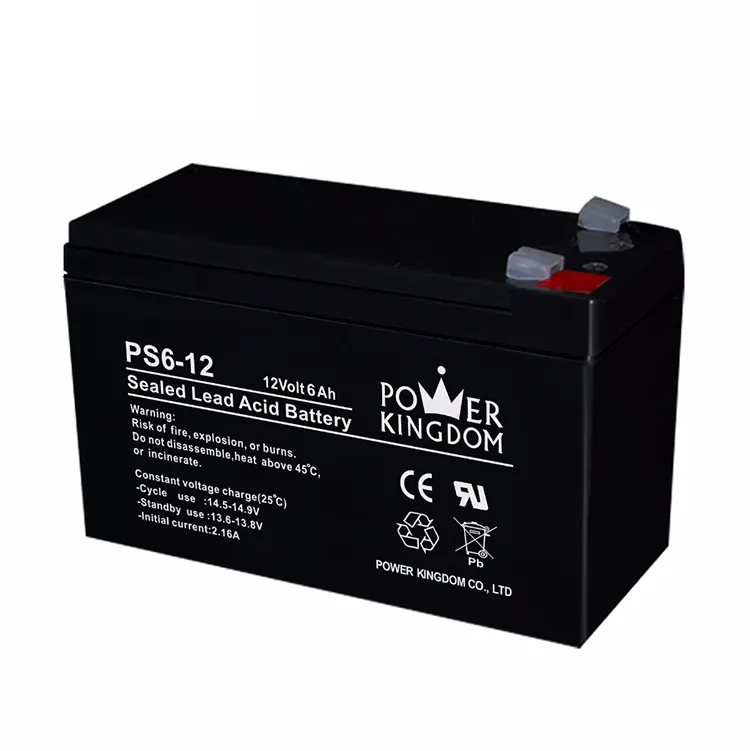 Small 12 v Rechargeable 12v 6ah 20HR Lead Acid battery