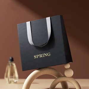 <strong>Customized</strong> Logo Luxury Art <strong>Paper</strong> Gift <strong>Bags</strong> Foil Gold Printed Shopping <strong>Bags</strong> with Personalized Design for Clothing Socks Shoes - Product Image 5