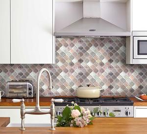 <span class=keywords><strong>Piastrelle</strong></span> <span class=keywords><strong>Adesive</strong></span> 3D a Forma di Lanterna per <span class=keywords><strong>Cucina</strong></span>, Rivestimento Impermeabile Fai-da-Te - Product Image 2