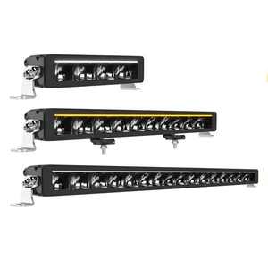 Trắng DRL vị trí ánh sáng CE ECE e-mark 22 inch hàng duy nhất mỏng ECE R112 R10 R7 12V LED thanh DRL - Product Image 1