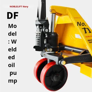 महान लिफ्ट मैनुअल फोर्कलिफ्ट नायलॉन पहियों 2.5/3 टन कार मरम्मत भागों उपकरण ग्राउंड जैक हैंड पुश पैलेट ट्रक चीन में बनाया गया - Product Image 4