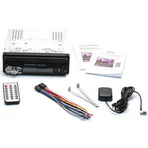 Panel retráctil individual 1 DIN coche radio vídeo audio GPS reproductor pantalla táctil 7 pulgadas <span class=keywords><strong>MP5</strong></span> carplay BT Android coche ESTÉREO - Product Image 5