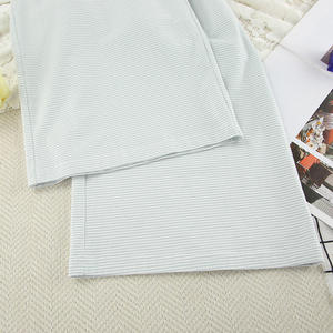 SMOOTH 女式家居睡衣长袍针织宽松开衫长袖长裤纯棉套装 - 舒适 - Product Image 6