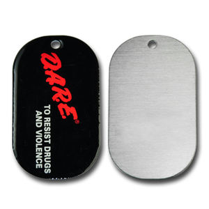 Etiquetas de Identificación, Accesorios para Mascotas con Patrón Sólido Grabado, Simples y Antipérdida - Product Image 2