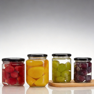 Thickened Glass Canned Food Bottles Transparent Sealed Jam Honey Packaging HF Model HONGFEI Brand Silk Screen Logo - Product Image 6