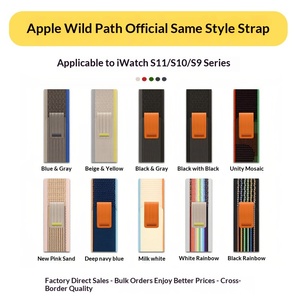 Wild <strong>Trail</strong> Nylon Sports Strap Hook &amp; Loop Fit for <strong>Apple</strong> <strong>Watch</strong> S11 Ultra 38-49mm Great Replacement for Original Bands. - Product Image 2