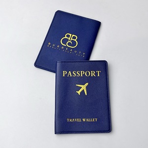 Porta Pasaportes y Tarjetas de Cuero PU con Logotipo Personalizado al por Mayor para Hombres y Mujeres, para Viajes y Negocios - Product Image 2