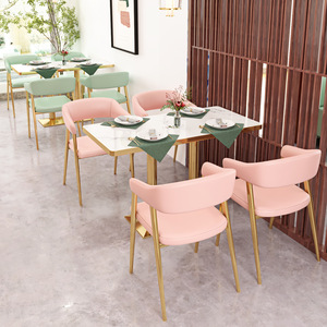 Restaurant Coffee Shop Sofa Booth Catering Hamburger Snack bar Dessert Shop Milk Tea Shop <strong>Bistro</strong> <strong>Table</strong> <strong>and</strong> <strong>Chairs</strong> - Product Image 2