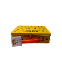 Boîte à lunch rectangulaire en forme de boîte de conserve promotionnelle / Boîte de conserve de qualité alimentaire avec design personnalisé