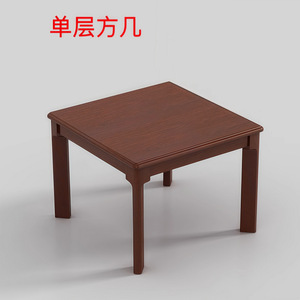 Mesa de Centro de Madera Maciza Estilo Chino, Rectangular de 1.2M, Pintada, para Conferencias, Oficina, Reuniones y Recepción - Product Image 4
