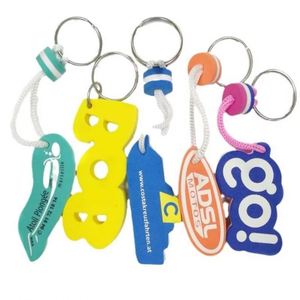 Promotion Customized Cute Shape EVA Foam Eco-Friendly Durable Color Changing Floatable <b>Key</b> <b>Chain</b> Custom Printing Logo for - Product Image 2