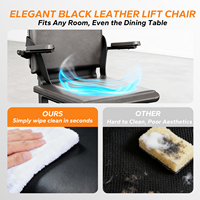 Chaise élévatrice électrique réglable en hauteur pour transfert au sol, alimentée par batterie, pour personnes âgées et handicapées à domicile, garantie 5 ans