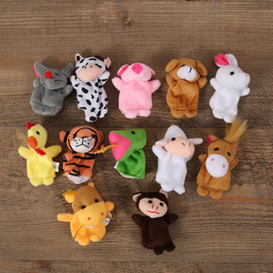 ICTI fabricant de jouets <span class=keywords><strong>en</strong></span> peluche nouveau Design personnalisé peluche peluche doigt marionnette jouets échantillon gratuit peluche poupée promotionnelle - Product Image 3