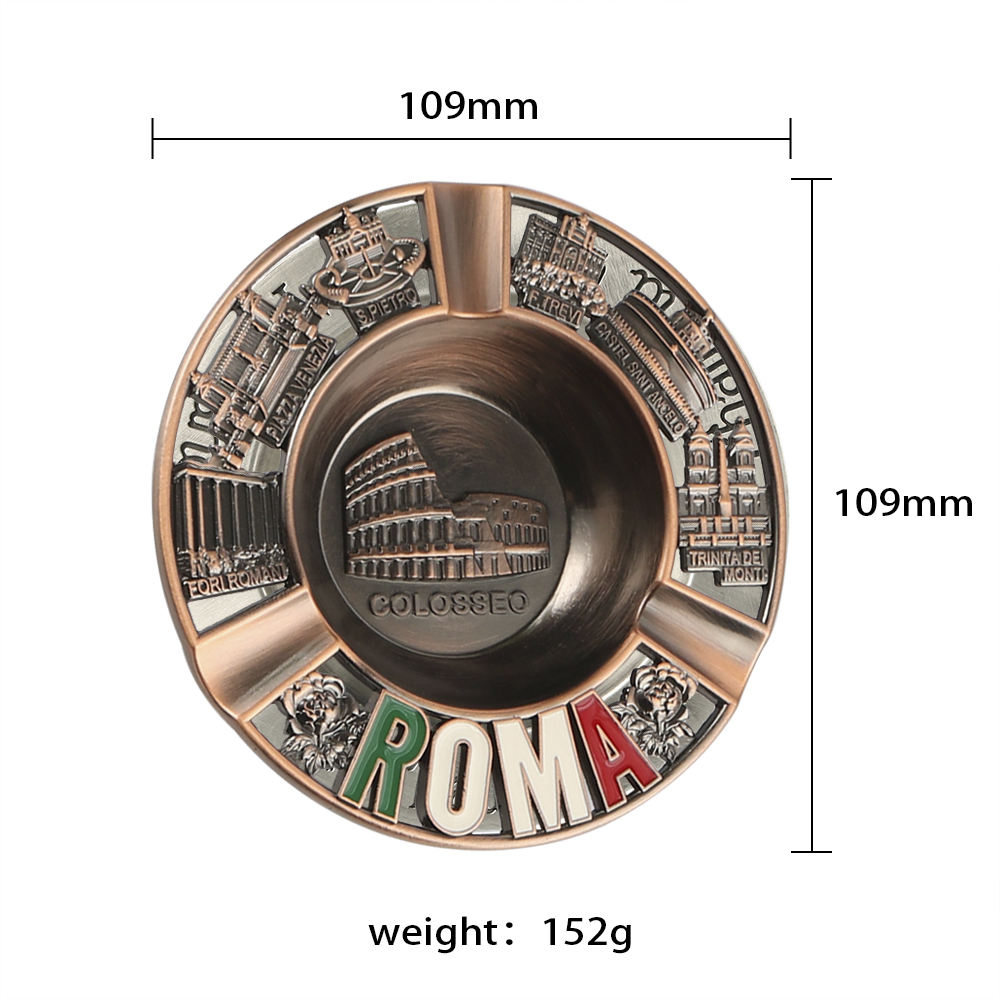 Souvenir Metal Ashtray