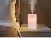 Diffuseur d'humidificateur portable pour voiture miniature en plastique, vente chaude 2022, fabricant source, lumière nocturne USB