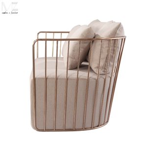 Barato <span class=keywords><strong>velo</strong></span> de novia oro rosa de 2 plazas salón sofá muebles - Product Image 5