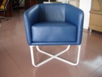 Fauteuils de salle à manger en cuir et velours, fauteuils d'appoint en tissu bouclé pour projets hôteliers et de restaurants, style moderne et luxueux