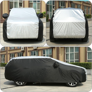 Funda para Coche Plegable Transpirable de Varias Capas, Protección Contra Lluvia y Granizo, Fundas para Coche con Protección UV, Impermeables y Resistentes al Viento para Exteriores - Product Image 4