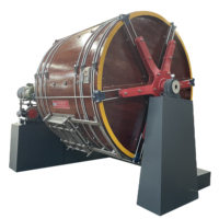 Machine en cuir Shibiao surcharge tambour de trempage et de chaulage en bois tambour de bronzage avant mouvement inverse vitesse variable