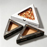 Barquettes à pizza jetables individuelles, contenants pour tranches de pizza, fournitures pour fêtes d'anniversaire et de mariage, boîtes à pizza personnalisées, fabricant de boîtes à pizza