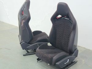 Asiento de Carreras de Fibra de Carbono de Alta Resistencia con Cubierta Personalizada y Soportes Laterales para <span class=keywords><strong>Audi</strong></span> Serie <span class=keywords><strong>S</strong></span> <span class=keywords><strong>Line</strong></span> RS, Todos los Modelos - Product Image 3