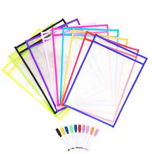 Eco PET Dry Wipe Bag, Painting <b>Erasable</b> Handwriting Bag, Transparent Document Bag - Product Image 3